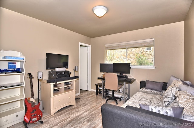 3638 E 69th Pl, Tulsa, OK 74136 - office space featuring baseboards and wood finished floors