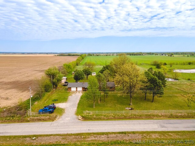 3745 E 420th Rd, Adair, OK 74330 - drone / aerial view with a rural view