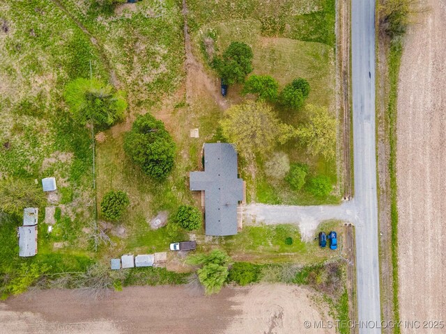 3745 E 420th Rd, Adair, OK 74330 - aerial view