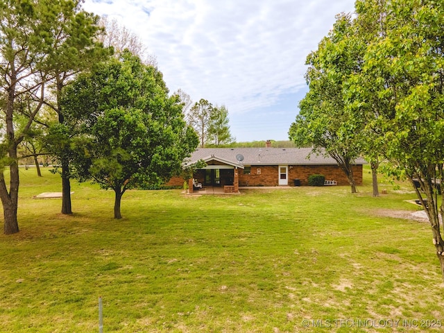 3745 E 420th Rd, Adair, OK 74330 - view of yard featuring a patio area