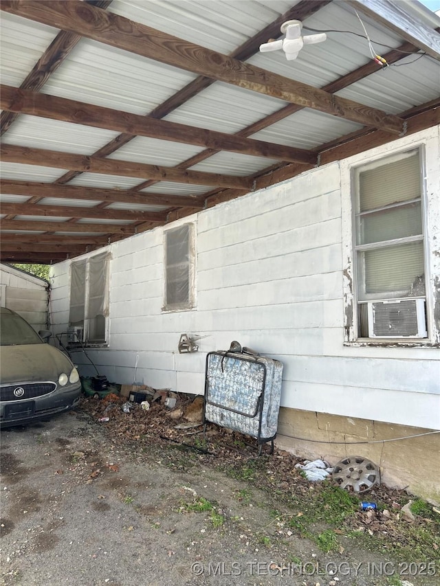 view of side of property