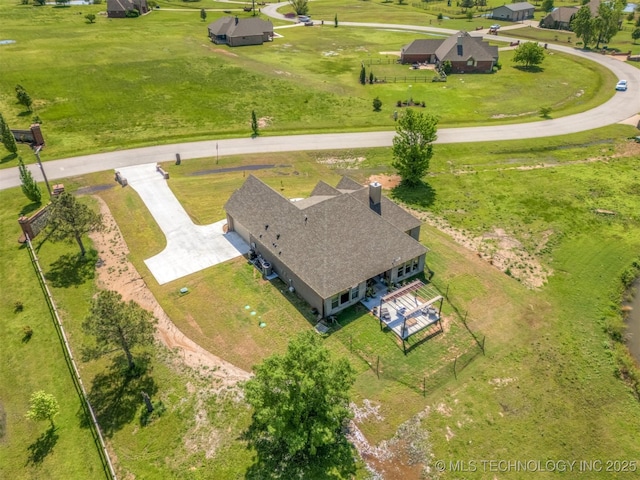 18576 N Jamestown Ave, Skiatook, OK 74070 - birds eye view of property