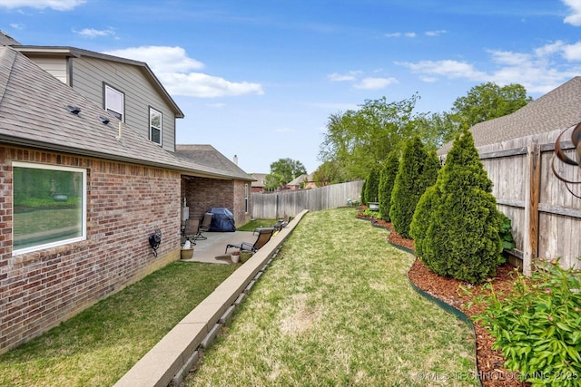 929 S 71st St, Broken Arrow, OK 74014 - view of yard featuring a patio