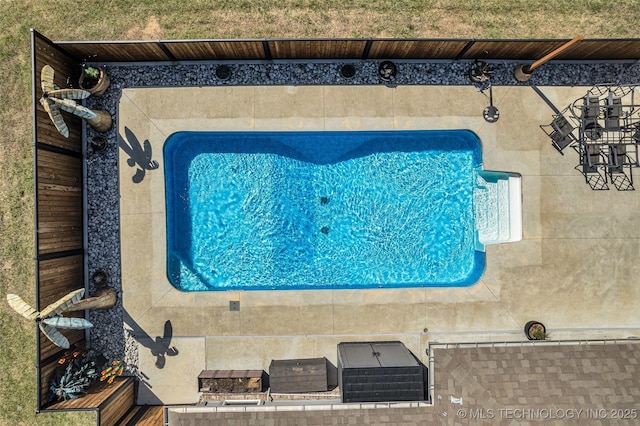 view of pool