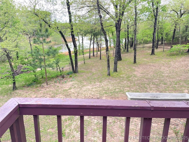 116500 S 4249th Rd, Eufaula, OK 74432 - view of yard with a water view