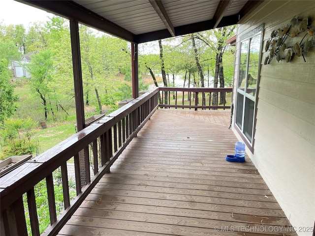 116500 S 4249th Rd, Eufaula, OK 74432 - view of deck