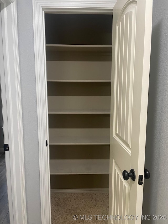view of closet