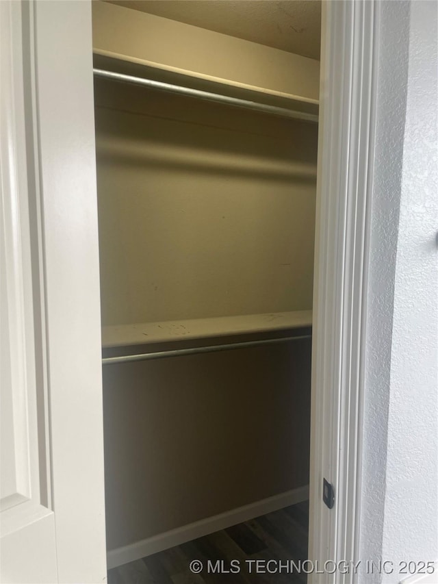 view of closet