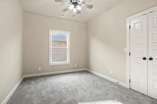 4231 W 4th St, Skiatook, OK 74070 - spare room featuring carpet floors and ceiling fan