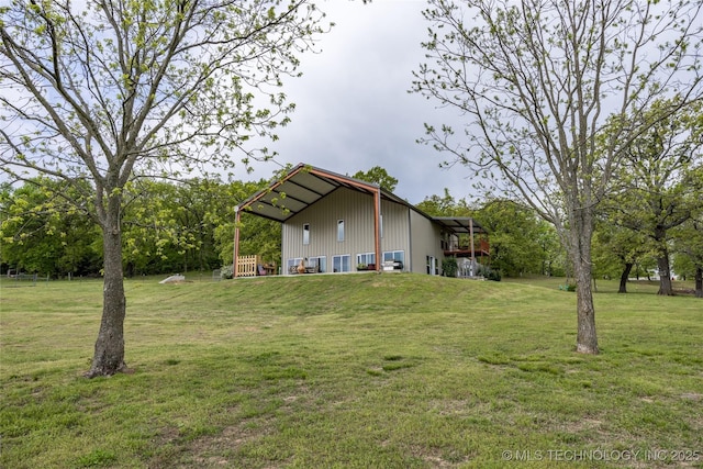 3633 Sawmill, Caddo, OK 74729 - view of yard with an outbuilding and a pole building