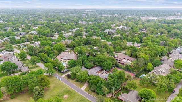drone / aerial view featuring a residential view