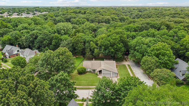 501 E Yuma Dr, Broken Arrow, OK 74011 - bird's eye view of a forest