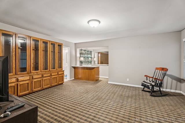 501 E Yuma Dr, Broken Arrow, OK 74011 - unfurnished room featuring dark colored carpet and baseboards