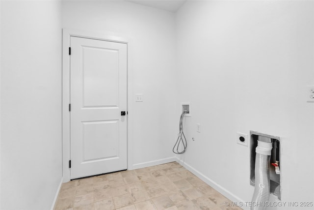 924 S Allegheny Ave, Tulsa, OK 74112 - laundry room with baseboards, washer hookup, laundry area, and hookup for an electric dryer