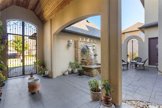 5905 W Charleston St, Broken Arrow, OK 74011 - exterior space featuring a gate