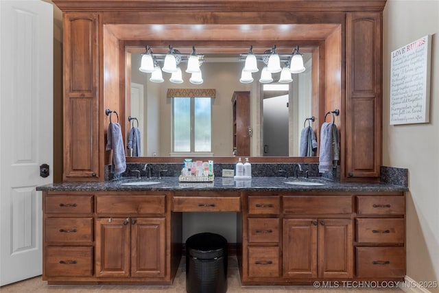 5905 W Charleston St, Broken Arrow, OK 74011 - full bath featuring double vanity and a sink