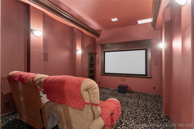 5905 W Charleston St, Broken Arrow, OK 74011 - home theater room featuring baseboards and visible vents