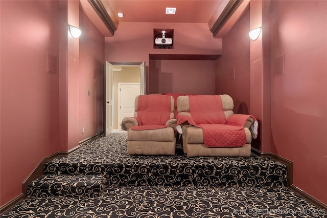 5905 W Charleston St, Broken Arrow, OK 74011 - carpeted cinema room with baseboards