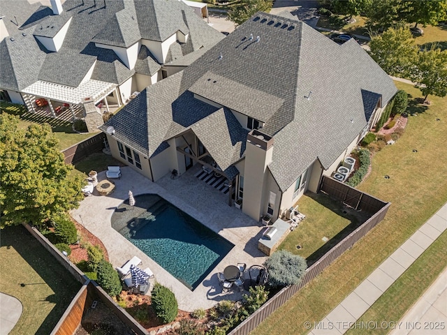 4416 S Orange Ave, Broken Arrow, OK 74011 - aerial view