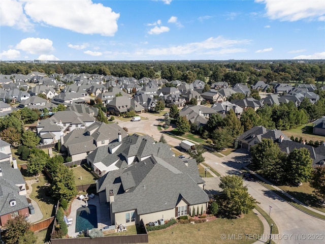 4416 S Orange Ave, Broken Arrow, OK 74011 - aerial view with a residential view