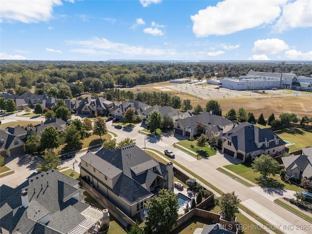 4416 S Orange Ave, Broken Arrow, OK 74011 - drone / aerial view featuring a residential view