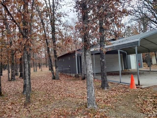 view of property exterior