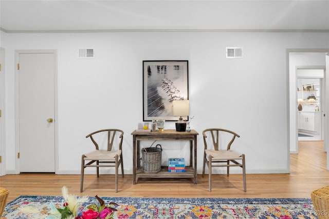 3644 S Louisville Ave, Tulsa, OK 74135 - living area with wood finished floors and baseboards