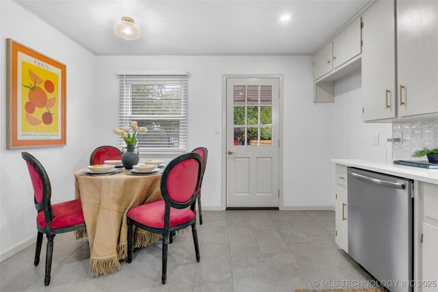 3644 S Louisville Ave, Tulsa, OK 74135 - dining room featuring baseboards
