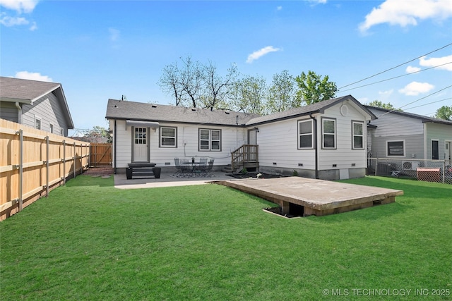 3644 S Louisville Ave, Tulsa, OK 74135 - back of property featuring a patio
