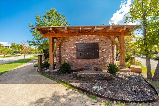 31 Park St, Carlton Landing, OK 74432 - view of patio