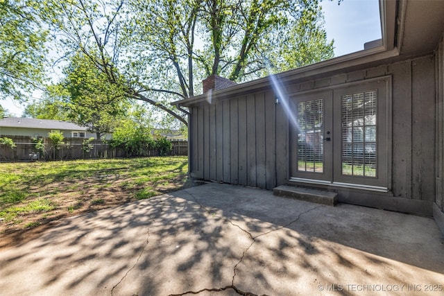 507 W Quincy St, Broken Arrow, OK 74012 - view of patio featuring french doors