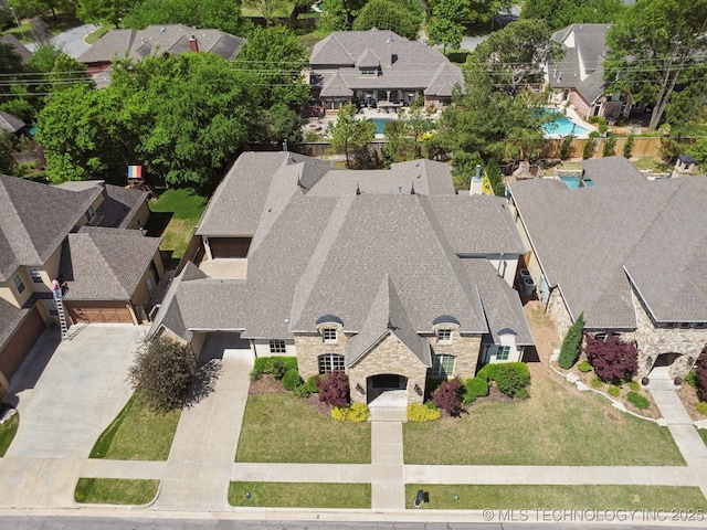 10626 S Joplin Ave, Tulsa, OK 74137 - aerial view of residential area
