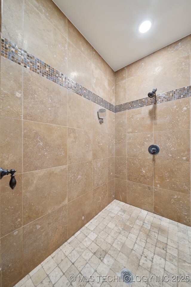 10626 S Joplin Ave, Tulsa, OK 74137 - full bathroom featuring a tile shower