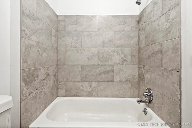full bathroom featuring tub / shower combination