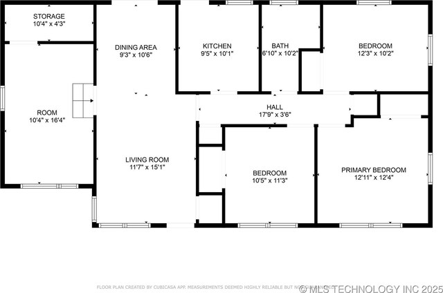 1214 Denison St, Durant, OK 74701 - home floor plan