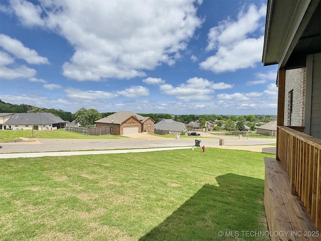 574 Woodlands Dr, Tahlequah, OK 74464 - view of green lawn featuring a residential view