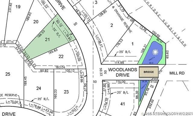 574 Woodlands Dr, Tahlequah, OK 74464 - parcel map