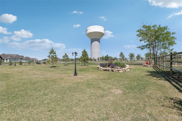 19340 E Canyon Ridge Rd, Owasso, OK 74055 - view of yard with fence