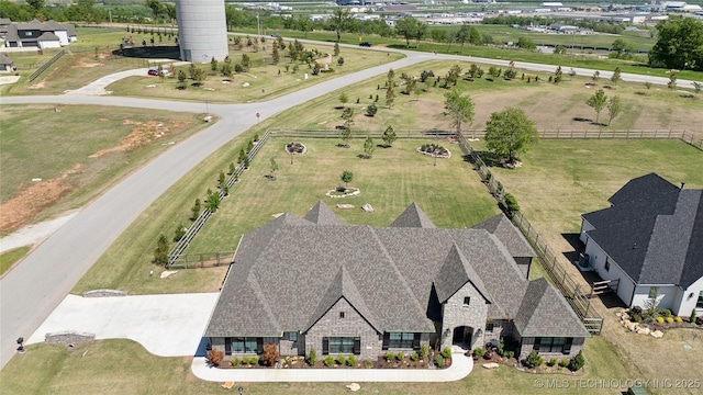 19340 E Canyon Ridge Rd, Owasso, OK 74055 - bird's eye view