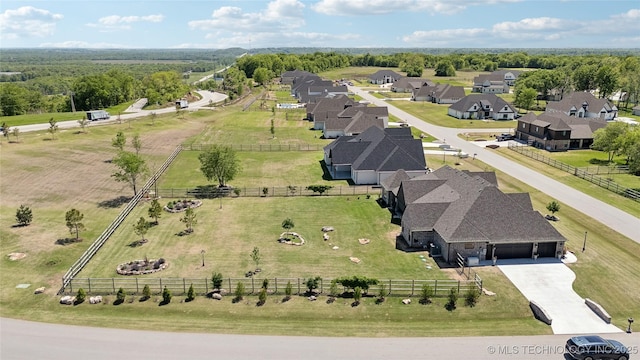 19340 E Canyon Ridge Rd, Owasso, OK 74055 - birds eye view of property featuring a rural view