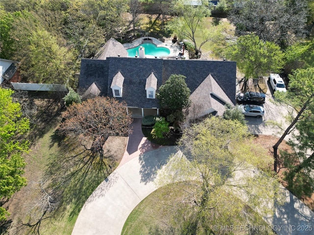 drone / aerial view