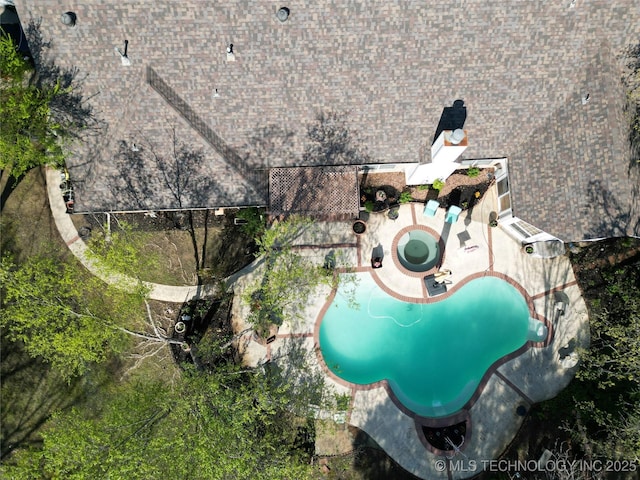 drone / aerial view