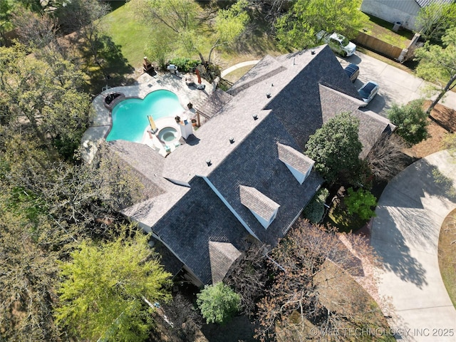 aerial view