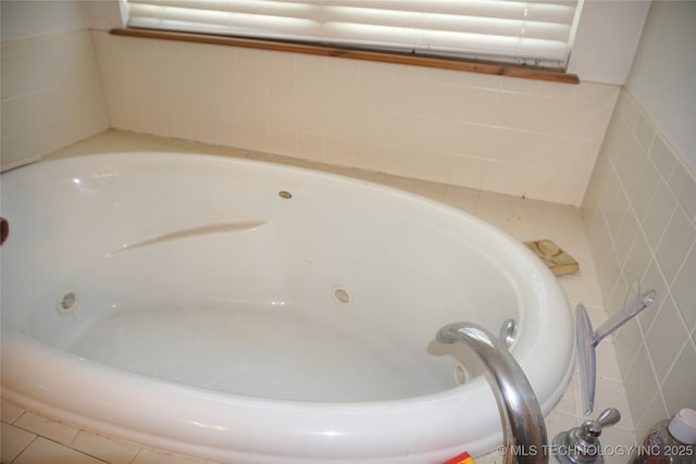 details featuring a bath
