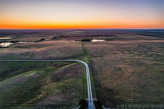 2445 E 156th St N, Skiatook, OK 74070 - bird's eye view with a rural view