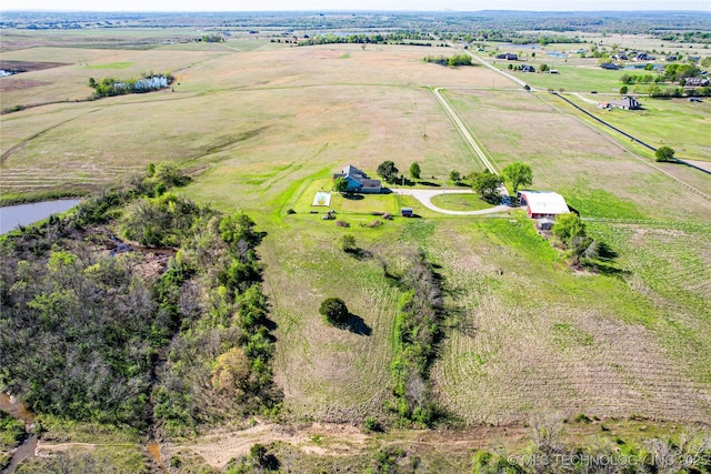 2445 E 156th St N, Skiatook, OK 74070 - aerial view featuring a rural view