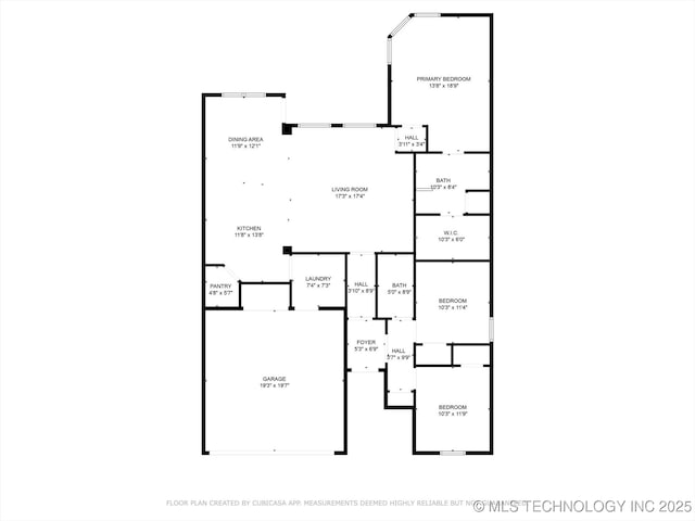 7201 S Joshua Ave, Broken Arrow, OK 74011 - floor plan