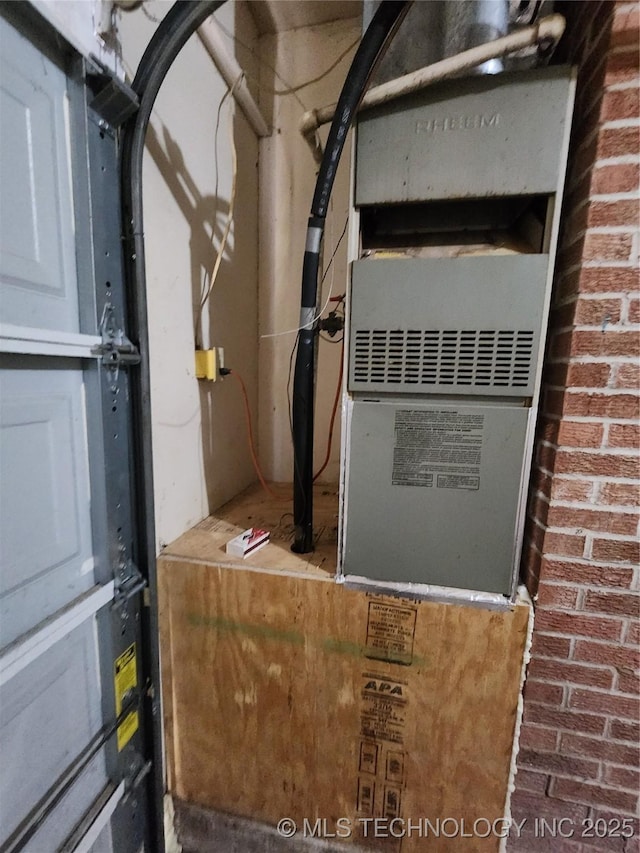 view of utility room