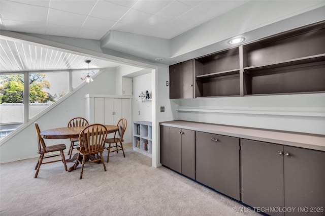 3334 S Wheeling Ave, Tulsa, OK 74105 - dining space with light carpet