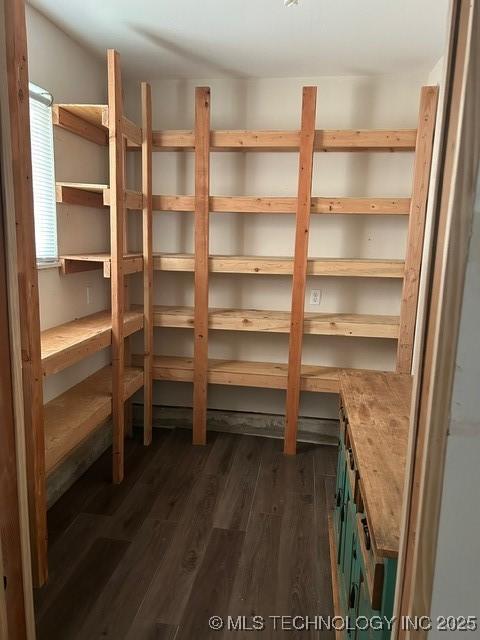 view of storage room
